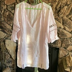 VS embroidered tunic shirt